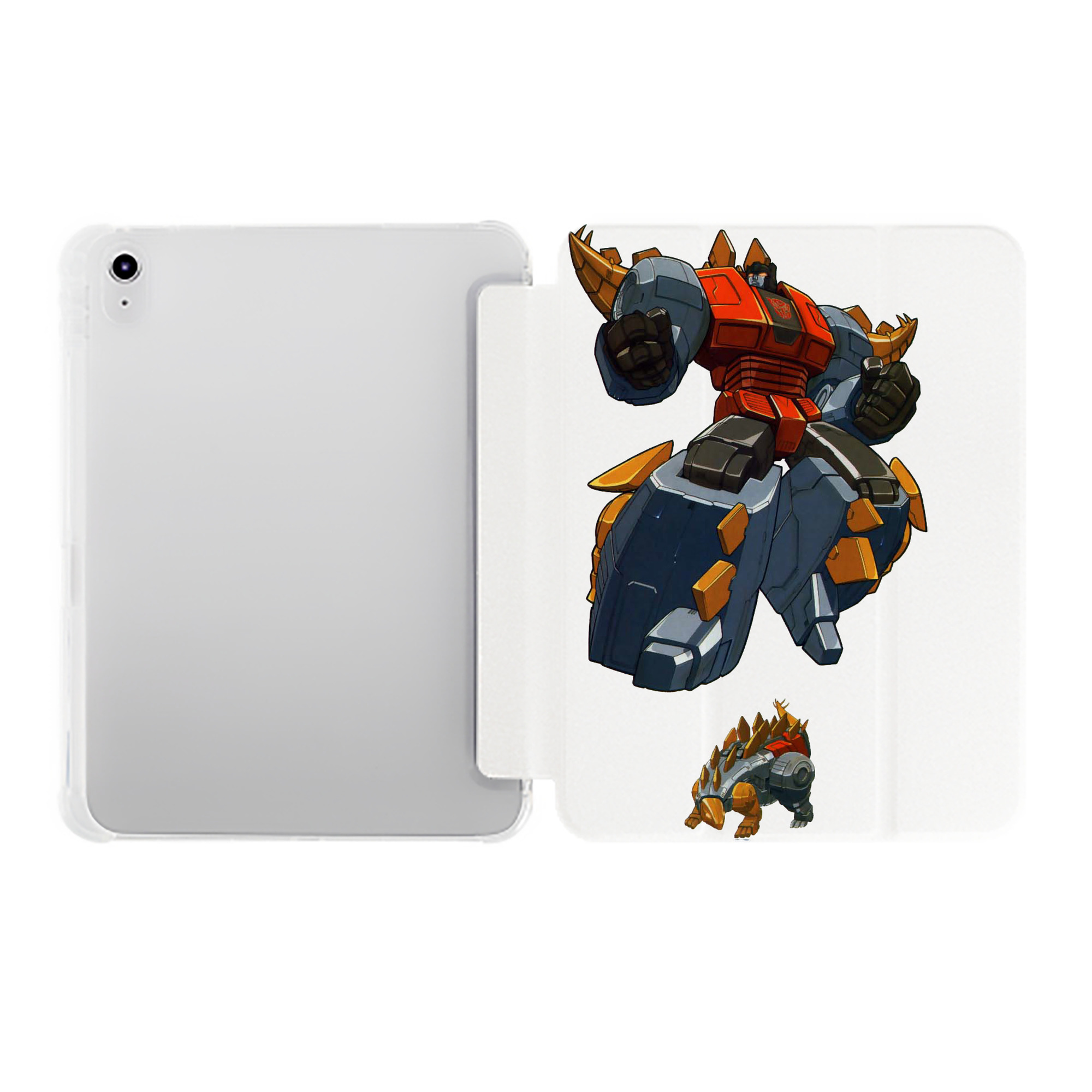 （画像用）  IPad ケース ペン収納付き 三つ折りスタンド PUレザー×シリコン 対応機種9.5/10.5/10.9インチ